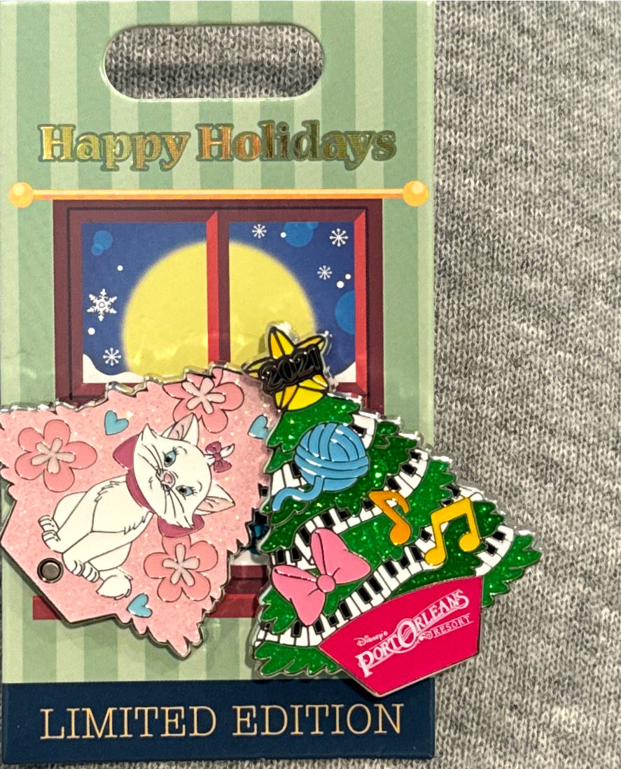 Port Orleans, Happy Holidays . Christmas, Marie Limited Pin  pin collectible [Barcode 400942664641] - Main Image 2