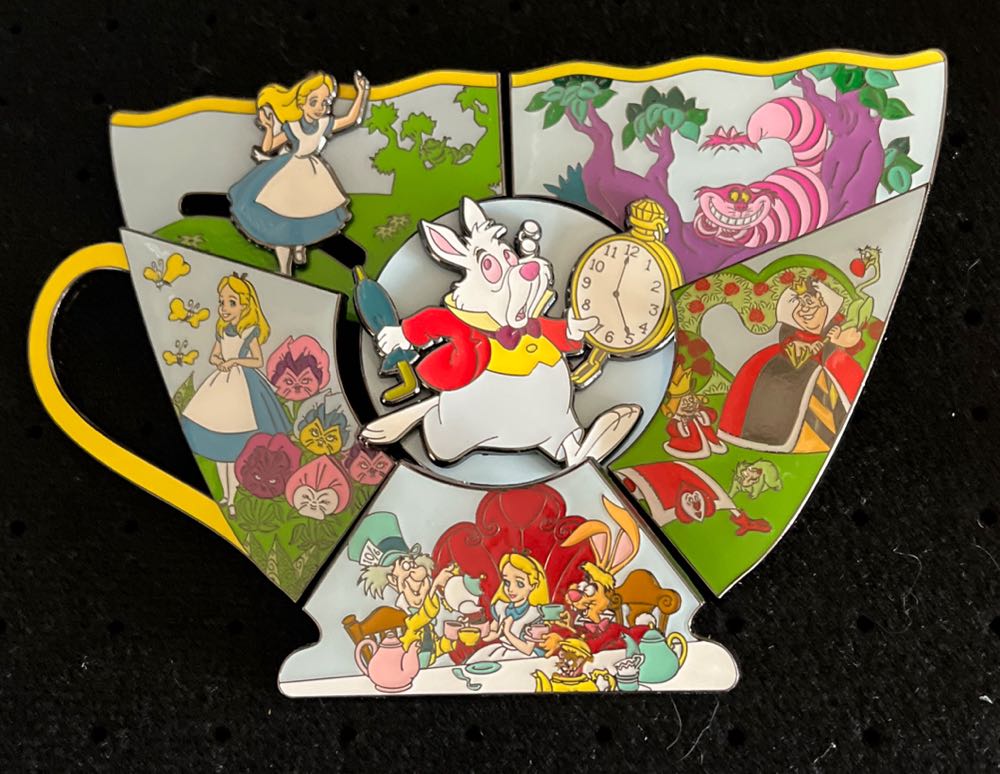 Alice Teacup Puzzle Blind Box - Disney Loungefly pin collectible [Barcode 17356627] - Main Image 2