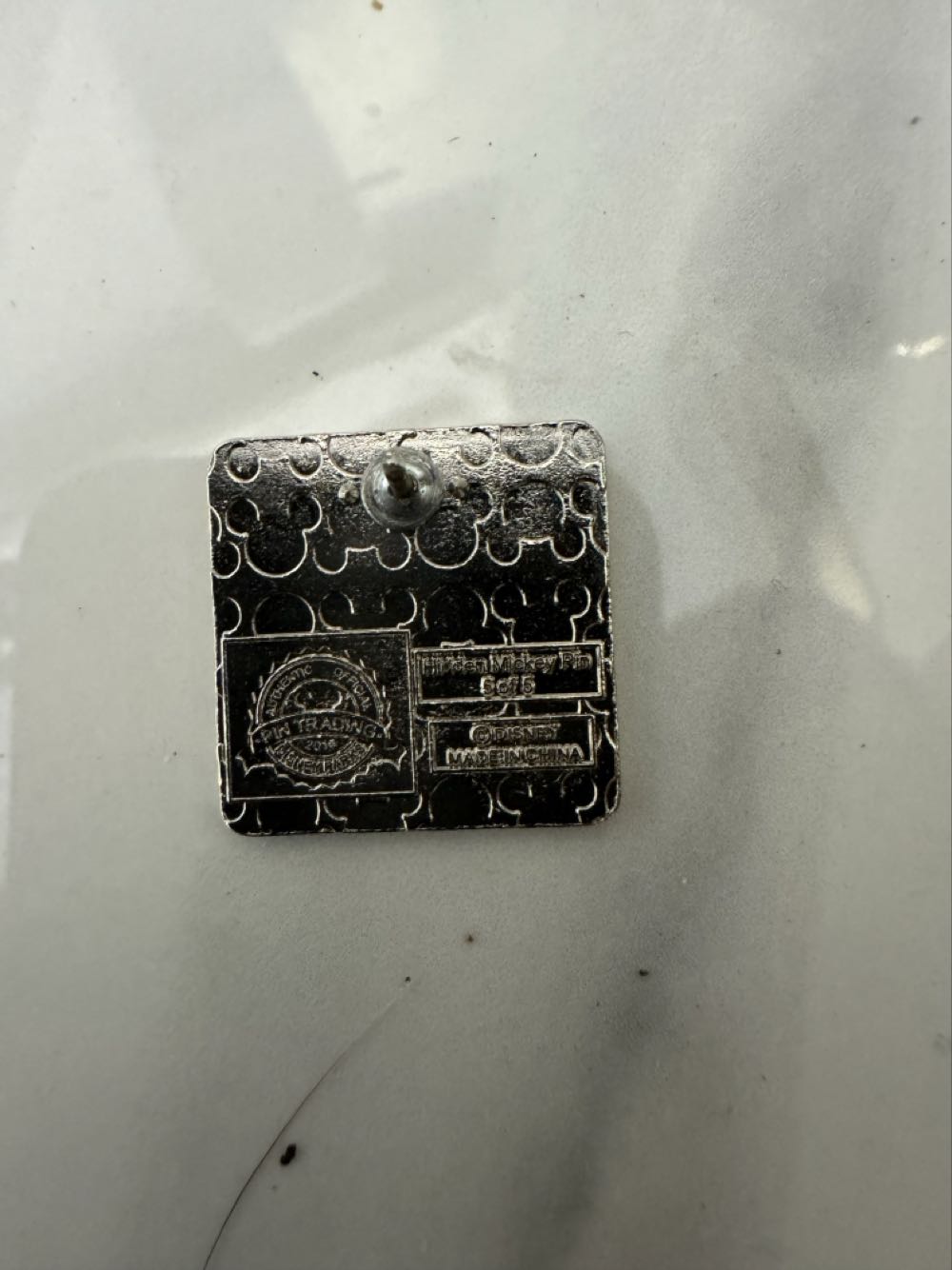 Dumbo Blue In Blue Square   pin collectible - Main Image 2