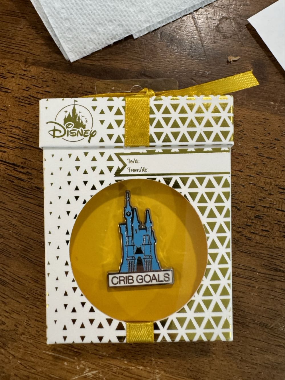 Cinderella Castle , Crib Goals - Disney pin collectible [Barcode 465053480269] - Main Image 2