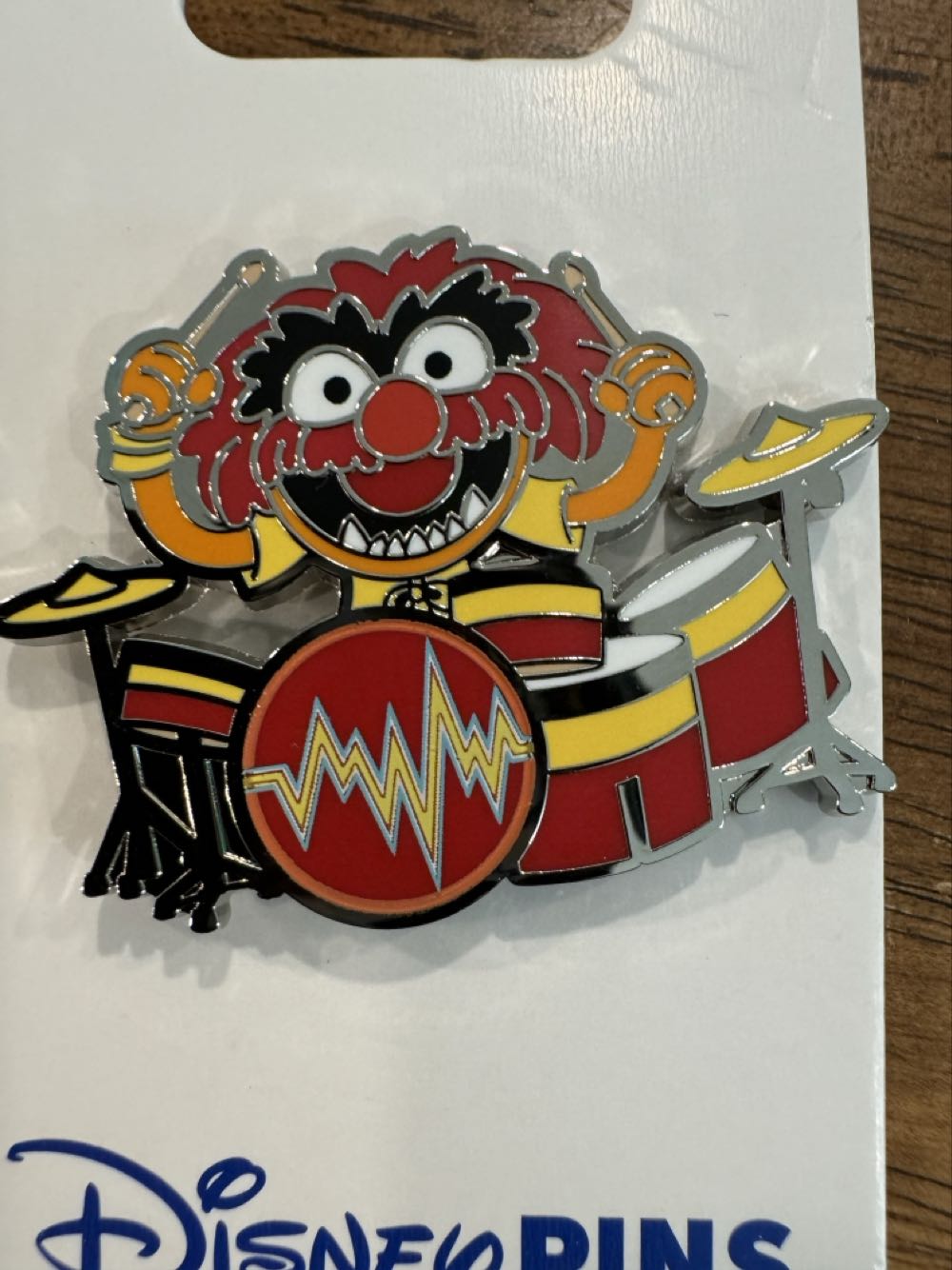 The Muppets Animal Electric Mayhem Band Drums  pin collectible [Barcode 400959874262] - Main Image 2