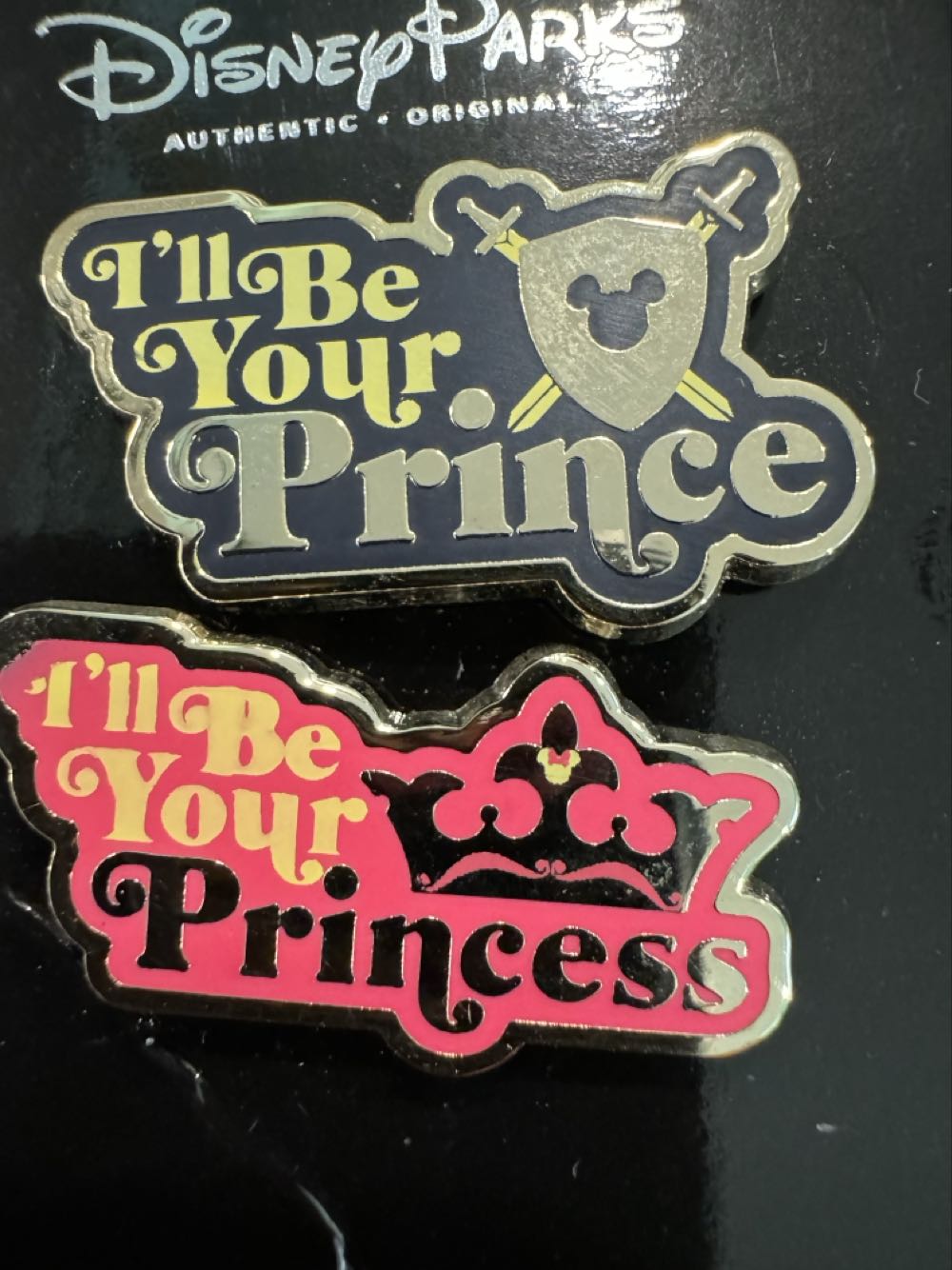 I’ll Be Your Prince, I’ll Be Your Princess  pin collectible [Barcode 400000060217] - Main Image 2