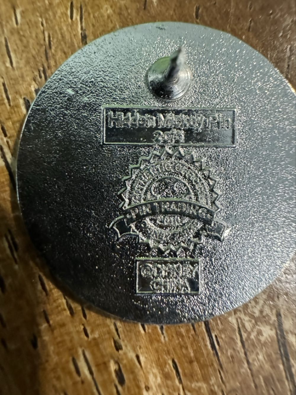 Mickey Ears Icon, Blue And White  pin collectible - Main Image 2