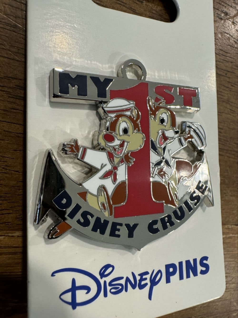 Disney Cruise Line DCL, My First Cruise, Chip And Dale  pin collectible [Barcode 400000781921] - Main Image 2