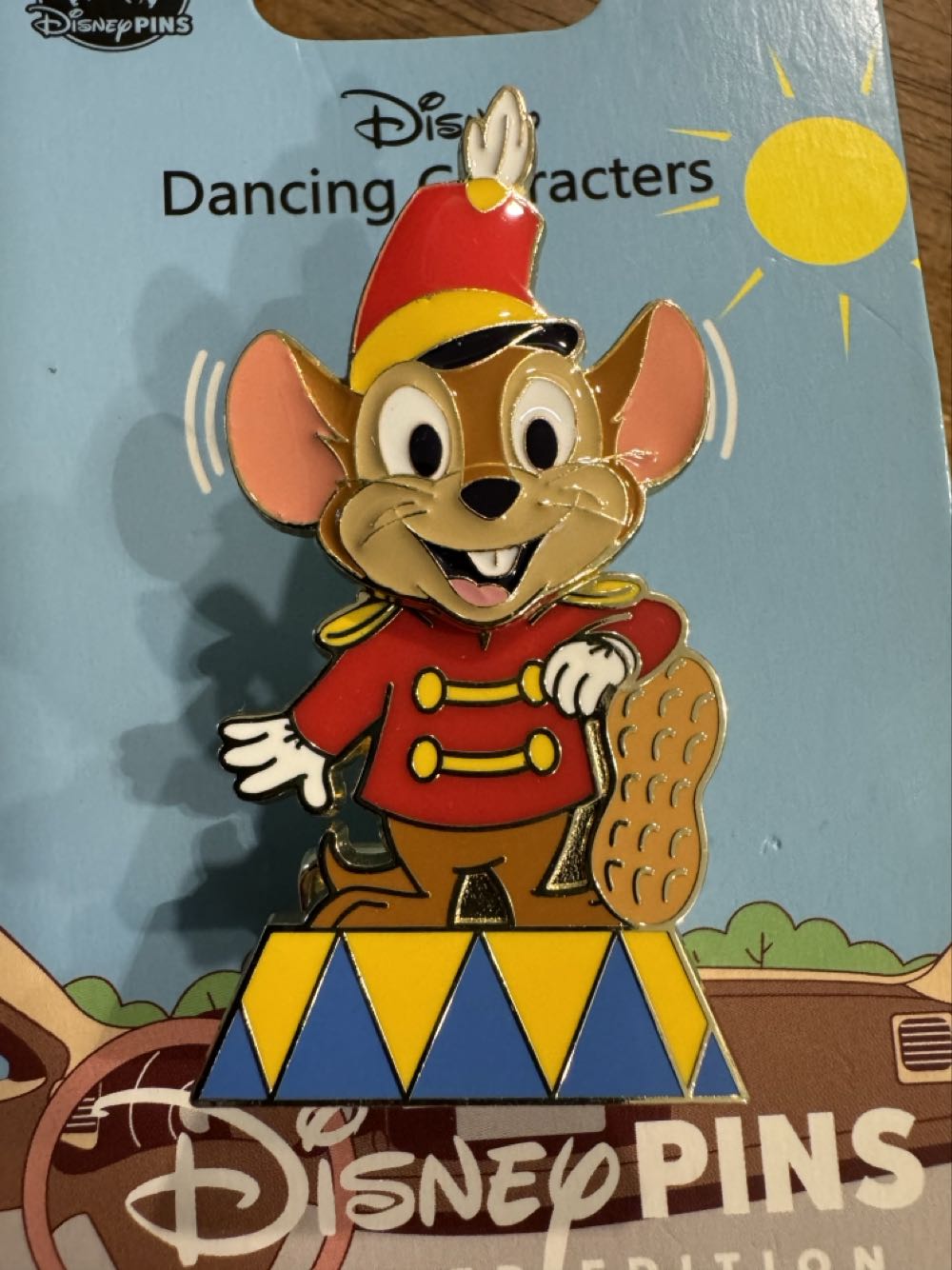 Timothy, Dancing Characters Timothy Mouse Q.  pin collectible [Barcode 400959875603] - Main Image 2
