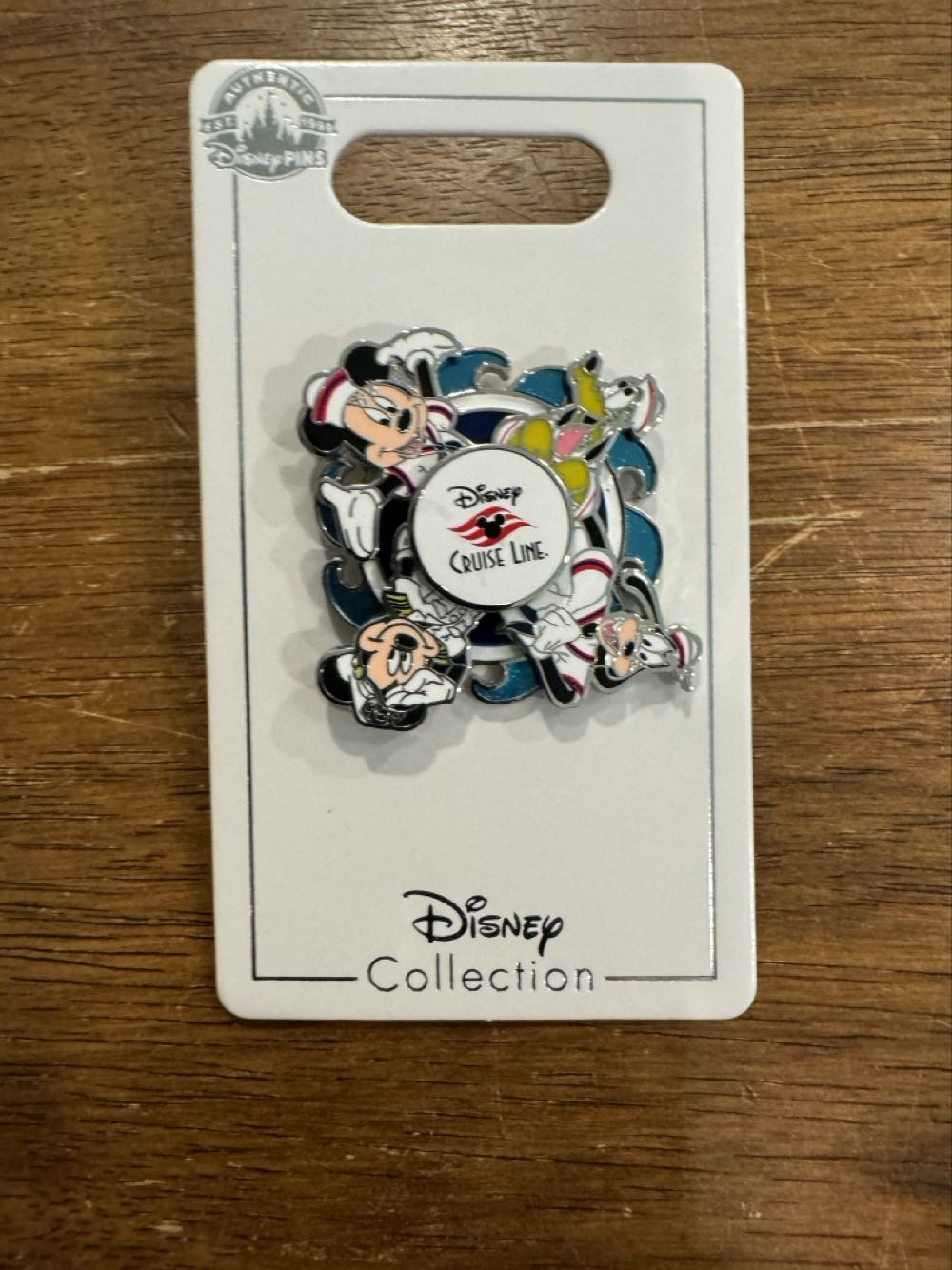 Disney Cruise Line DCL, Mickey, Minnie, Goofy, And Pluto Spinner  pin collectible [Barcode 400020158130] - Main Image 2