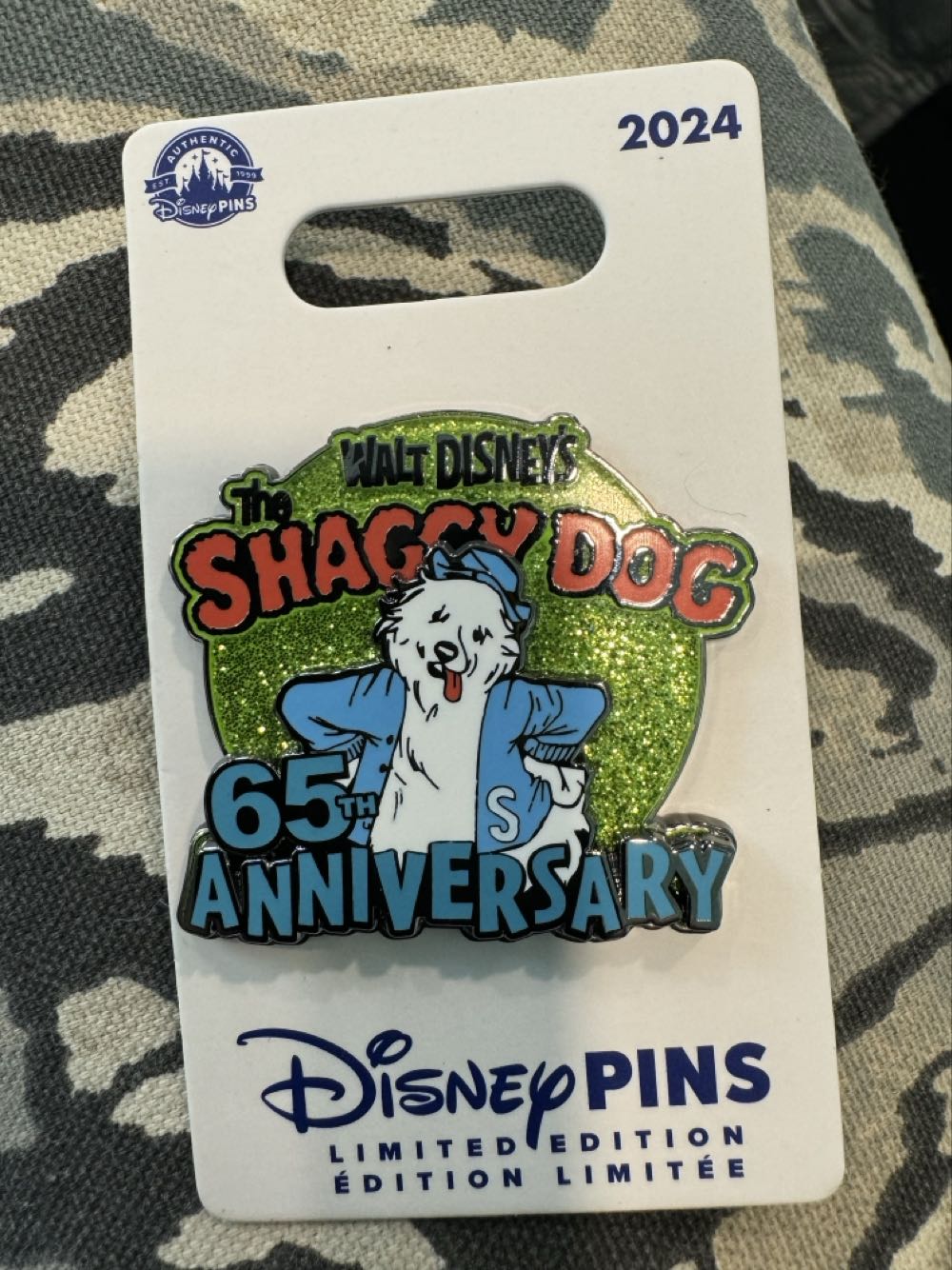 Walt Disney’s, The Shaggy Dog, 65Th Anniversary - Movies pin collectible [Barcode 400968269028] - Main Image 2