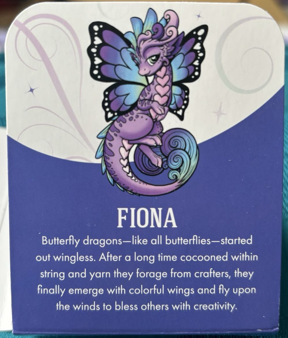 D&B Fiona Butterfly Dragon - Enamel Pin pin collectible [Barcode 810002711893] - Main Image 3