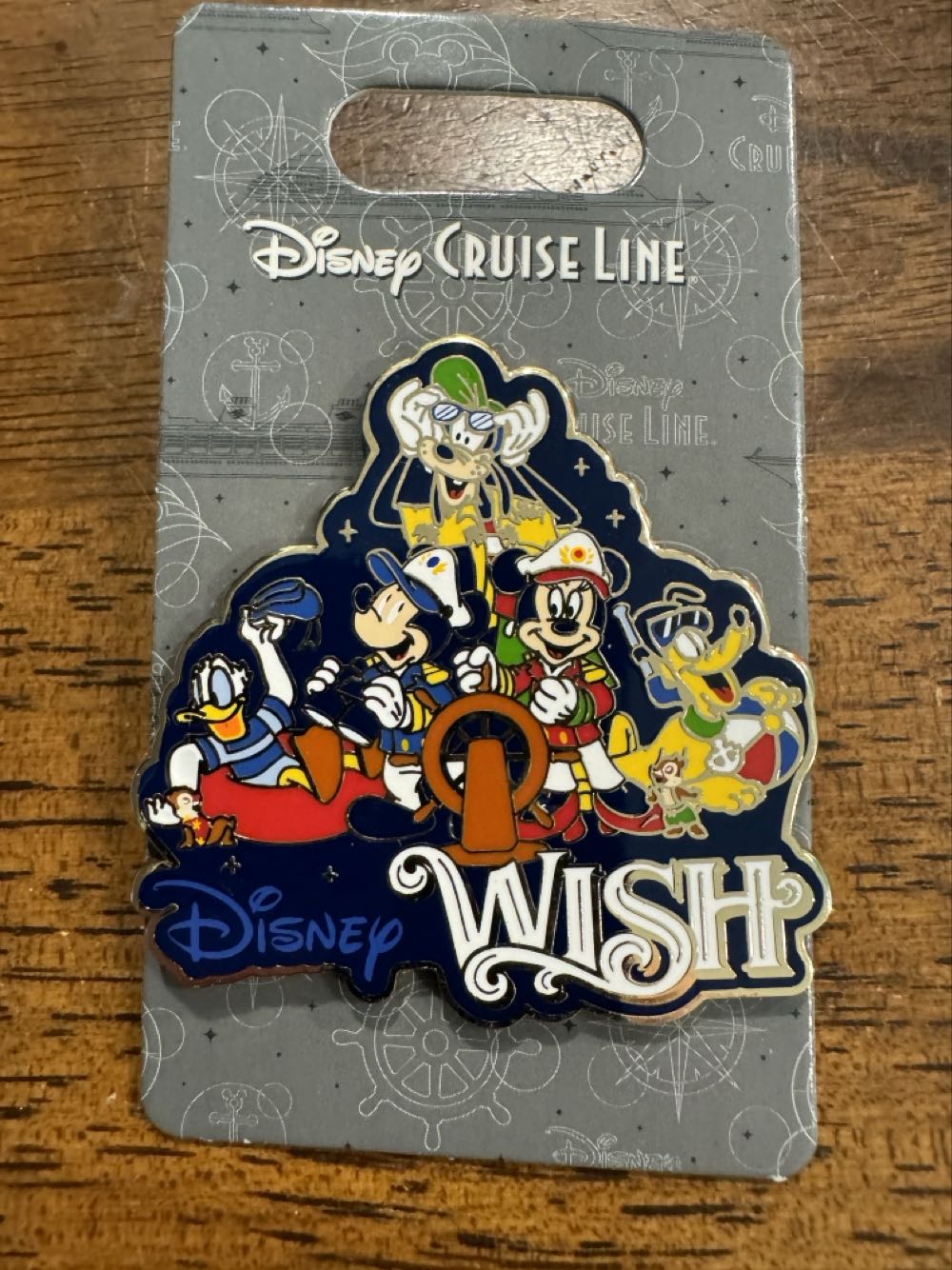 Disney Cruise Line DCL, Disney Wish, Mickey And Friends  pin collectible [Barcode 400940314968] - Main Image 2