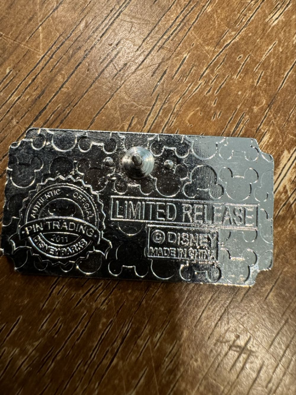 Mickey Mouse, Ticket Admit One, 1971, Walt Disney World  pin collectible - Main Image 2