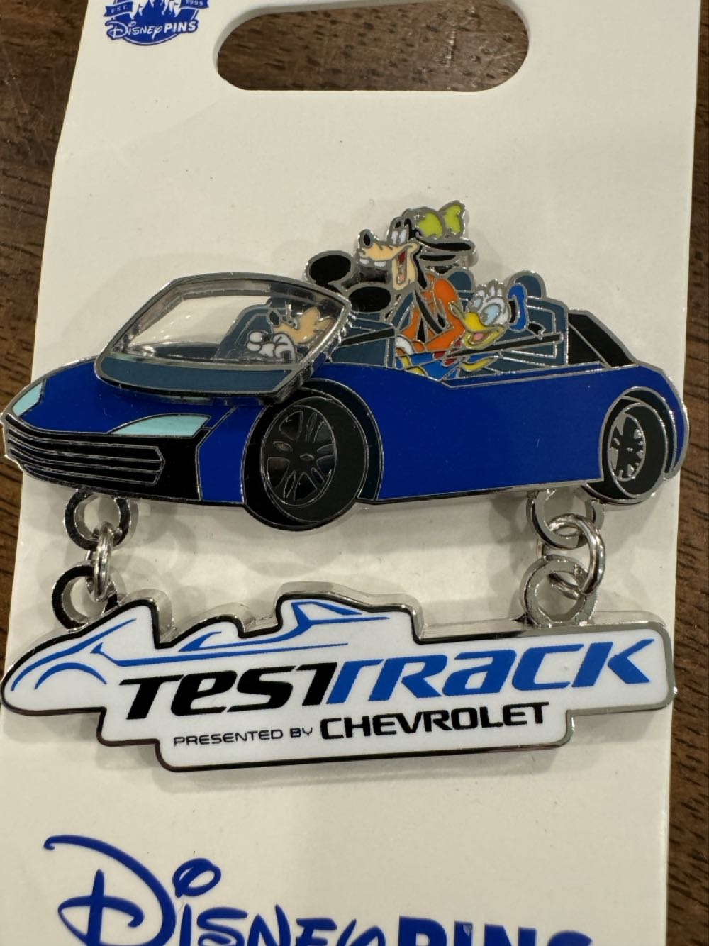 Epcot Test Track Car Mickey Driving Goofy Donald  pin collectible [Barcode 400918914589] - Main Image 2