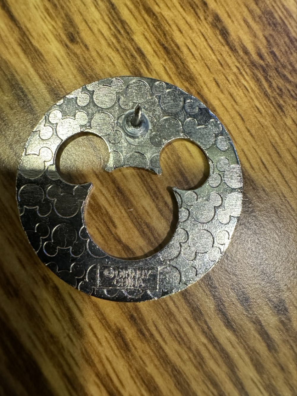 Mickey Ears Negative, Blue Corcle  pin collectible - Main Image 2