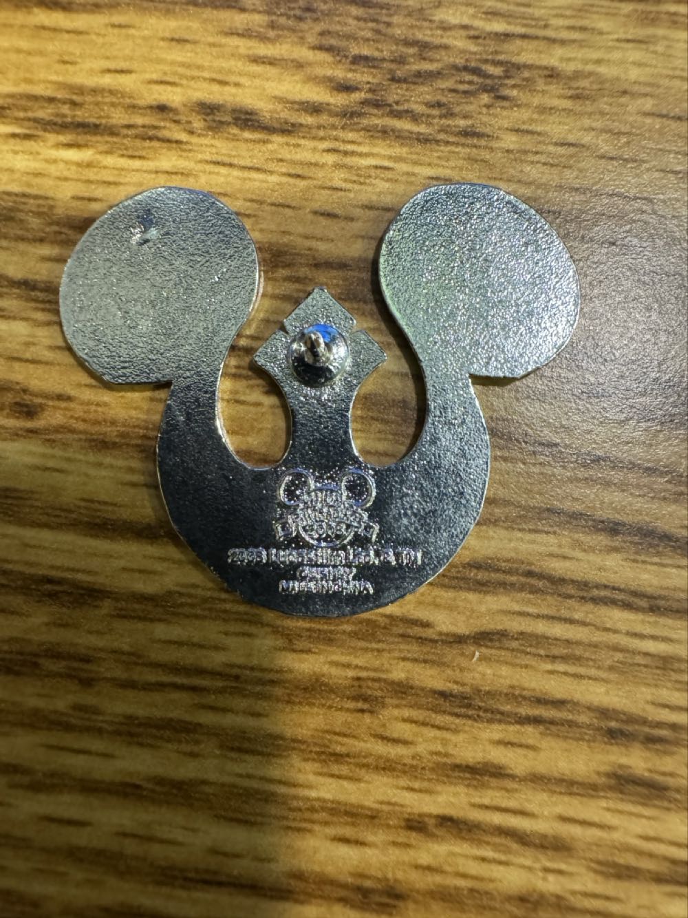 Mickey Ears, Red, Star Wars Rebel Alliance Logo  pin collectible - Main Image 2