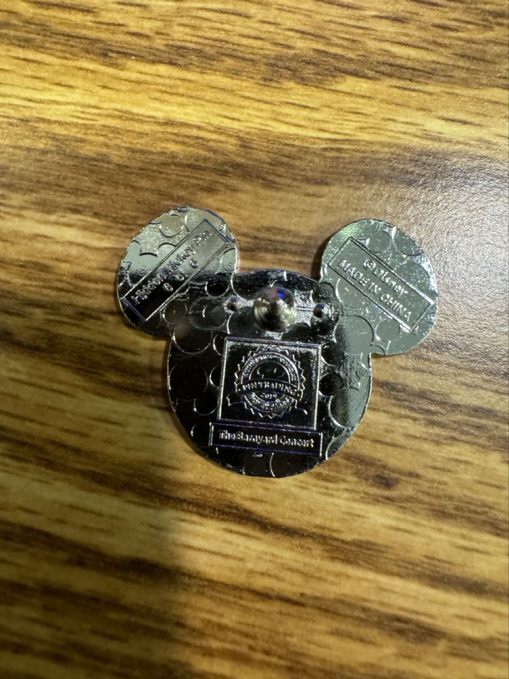 Mickey ears, with black and white Mickey in them  pin collectible - Main Image 2
