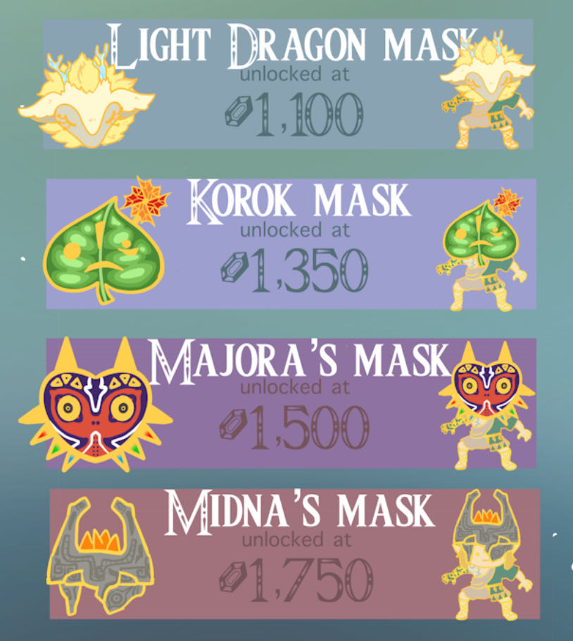 Tears of the Kingdom - Link pin + masks - Hard Enamel, Gold Plating pin collectible - Main Image 2