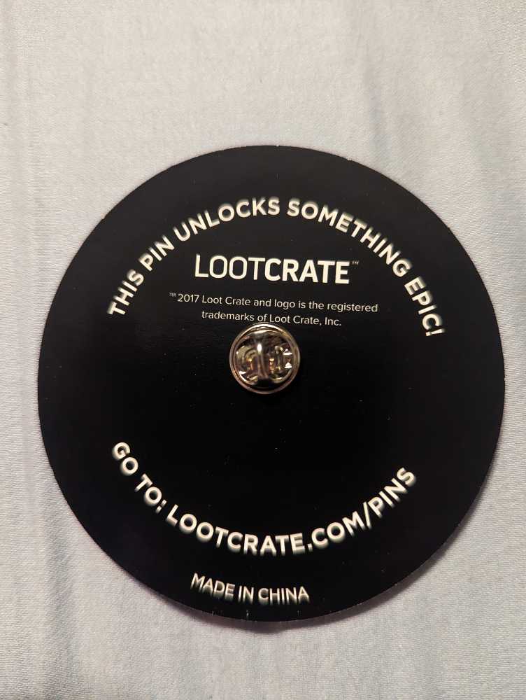 Lootcrate Robot - Enamel Brass Back pin collectible - Main Image 2