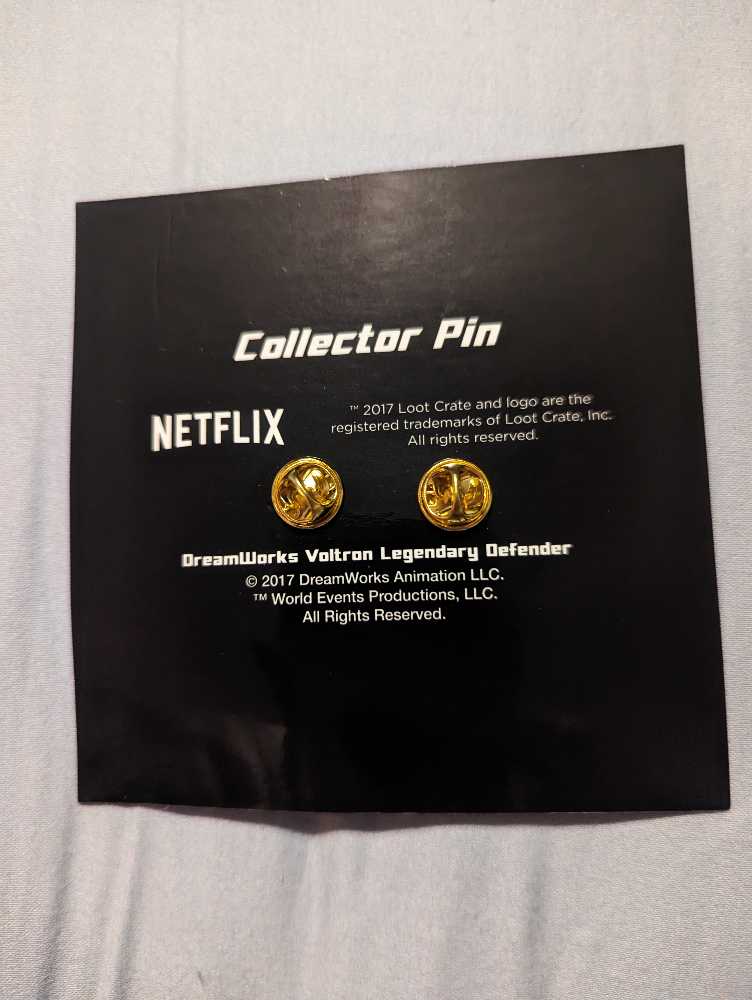 Voltron - Enamel Brass Back pin collectible - Main Image 3