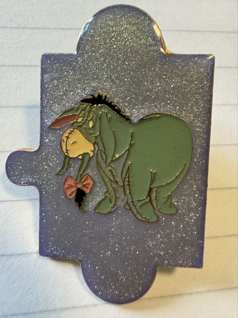 Eeyore Jigsaw  pin collectible - Main Image 2