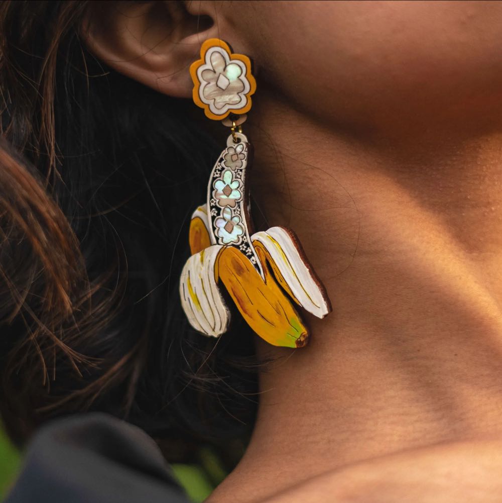 Rylee & Ink - Go Bananas - Earrings pin collectible - Main Image 2