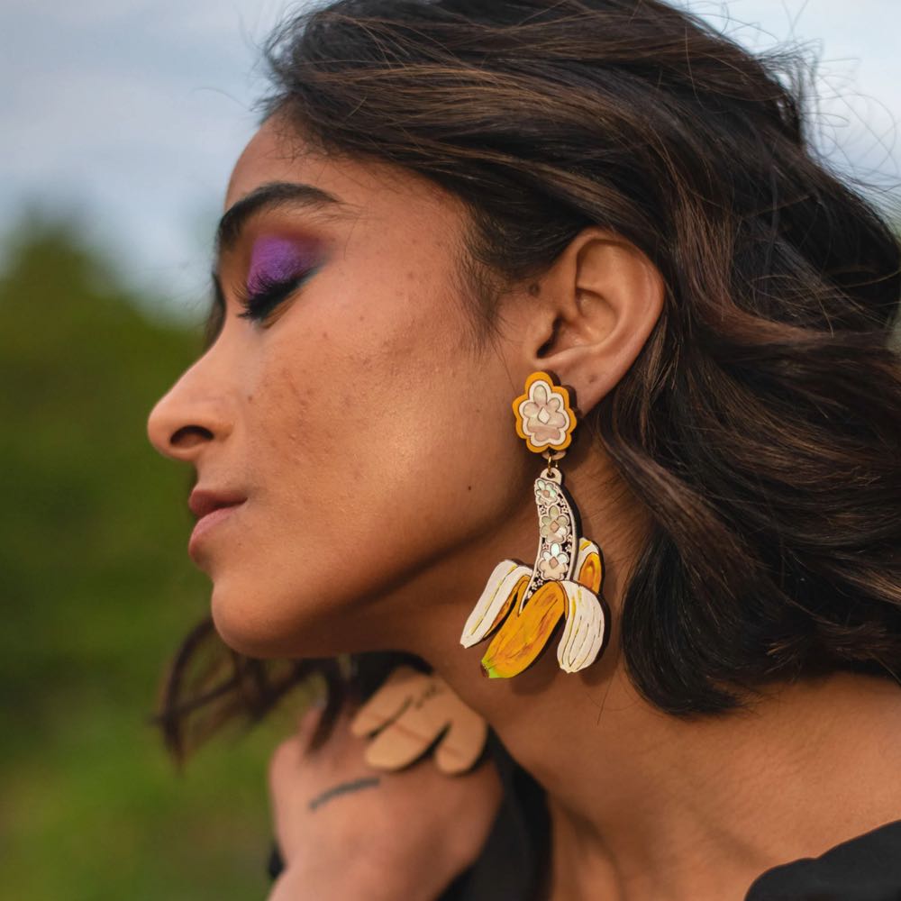 Rylee & Ink - Go Bananas - Earrings pin collectible - Main Image 4