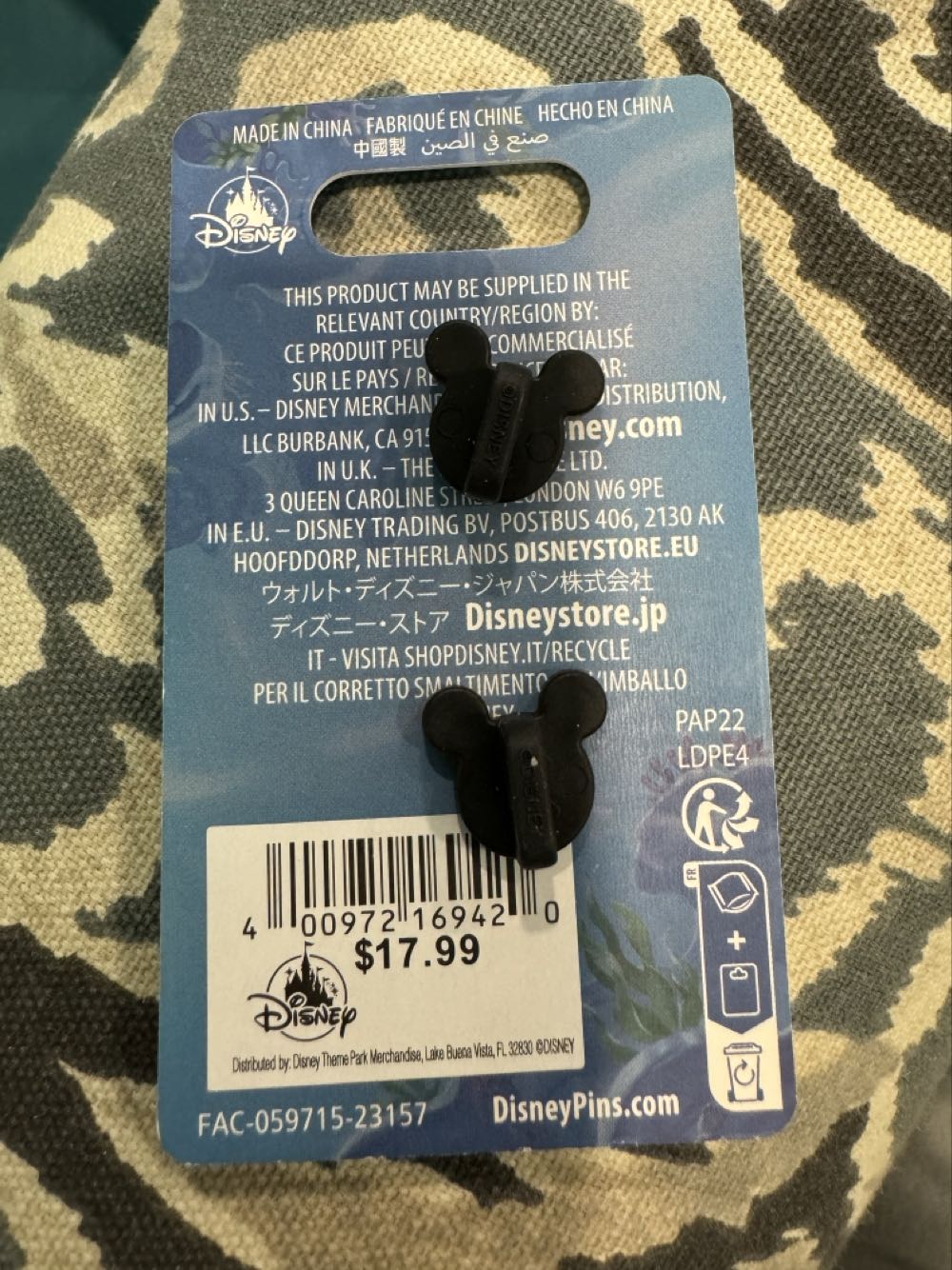 Earth Day 2024,Ariel, The Little Mermaid  pin collectible [Barcode 400972169420] - Main Image 3