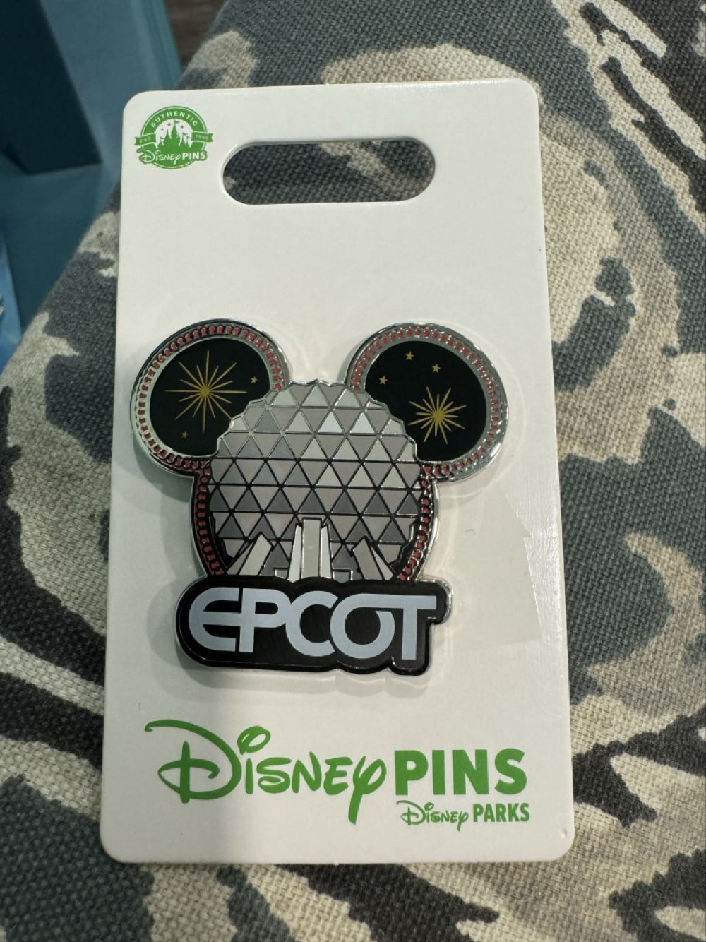EPCOT Space Ship Earth Mickey Ears - Open Edition pin collectible [Barcode 400966819492] - Main Image 2