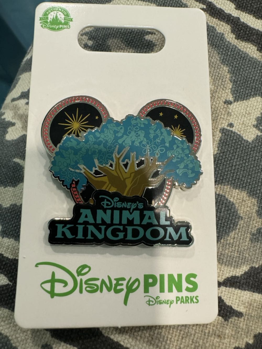 Mickey Ears Animal Kingdom Tree Of Life With Fireworks - Open Edition pin collectible [Barcode 400966819454] - Main Image 2