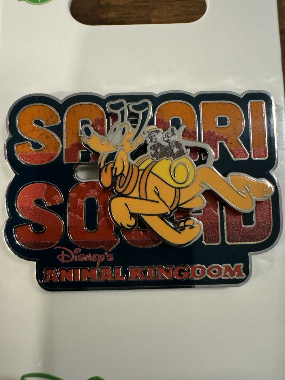 Safari Squad, Animal Kingdom, Pluto, Chip & Dale Safari Squad  pin collectible [Barcode 400966821662] - Main Image 2