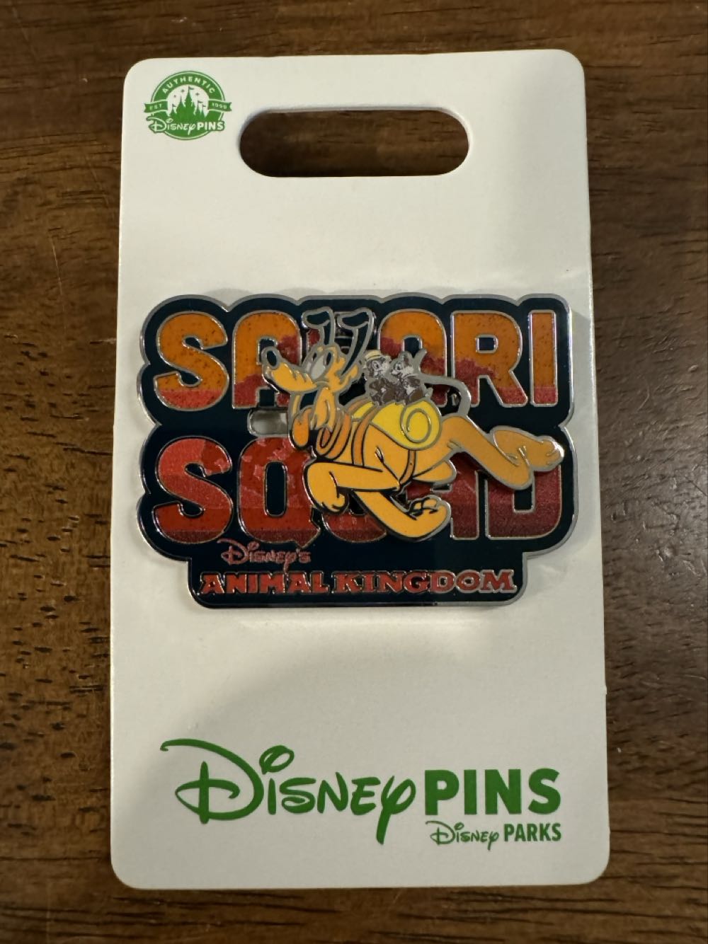 Safari Squad, Animal Kingdom, Pluto, Chip & Dale Safari Squad  pin collectible [Barcode 400966821662] - Main Image 3