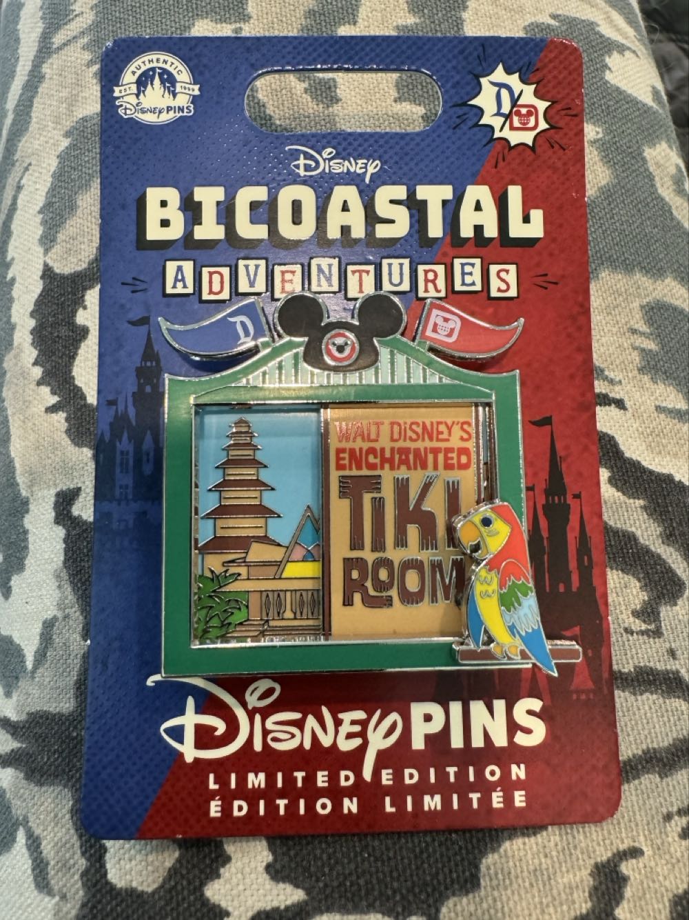 Bicoastal Adventures - Walt Disney’s Enchanted Tiki Room - Limited Edition pin collectible [Barcode 400971219980] - Main Image 2