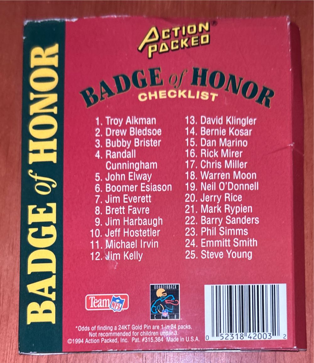 Badge Of Honor: Action Packed - Lapel Pin pin collectible - Main Image 2