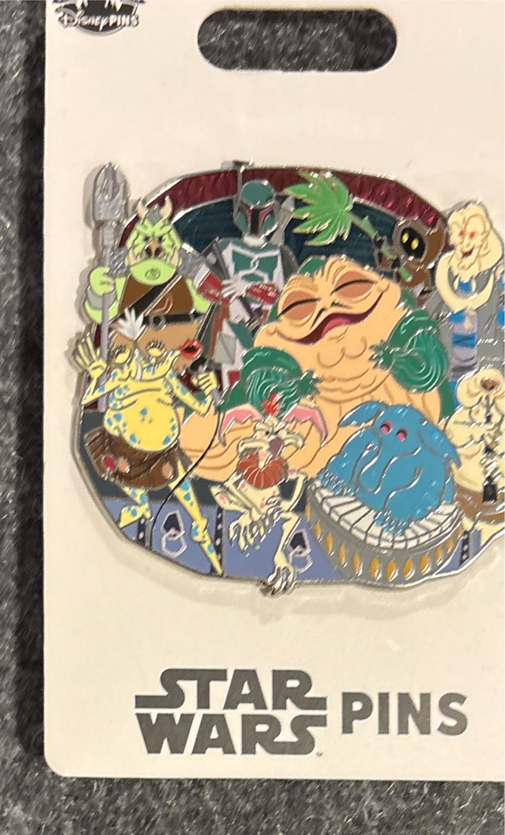 Disney Supporting Cast Family Cluster Pin Star Wars Jabba The Hutt Boba Fett - Disney Pin pin collectible [Barcode 400957867914] - Main Image 3
