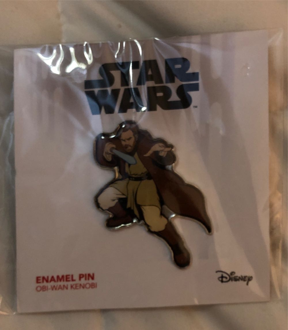 Disney Parks Star Wars Cartoon Luke Obi Wan C 3po R2 D2 Landspeeder Pin New