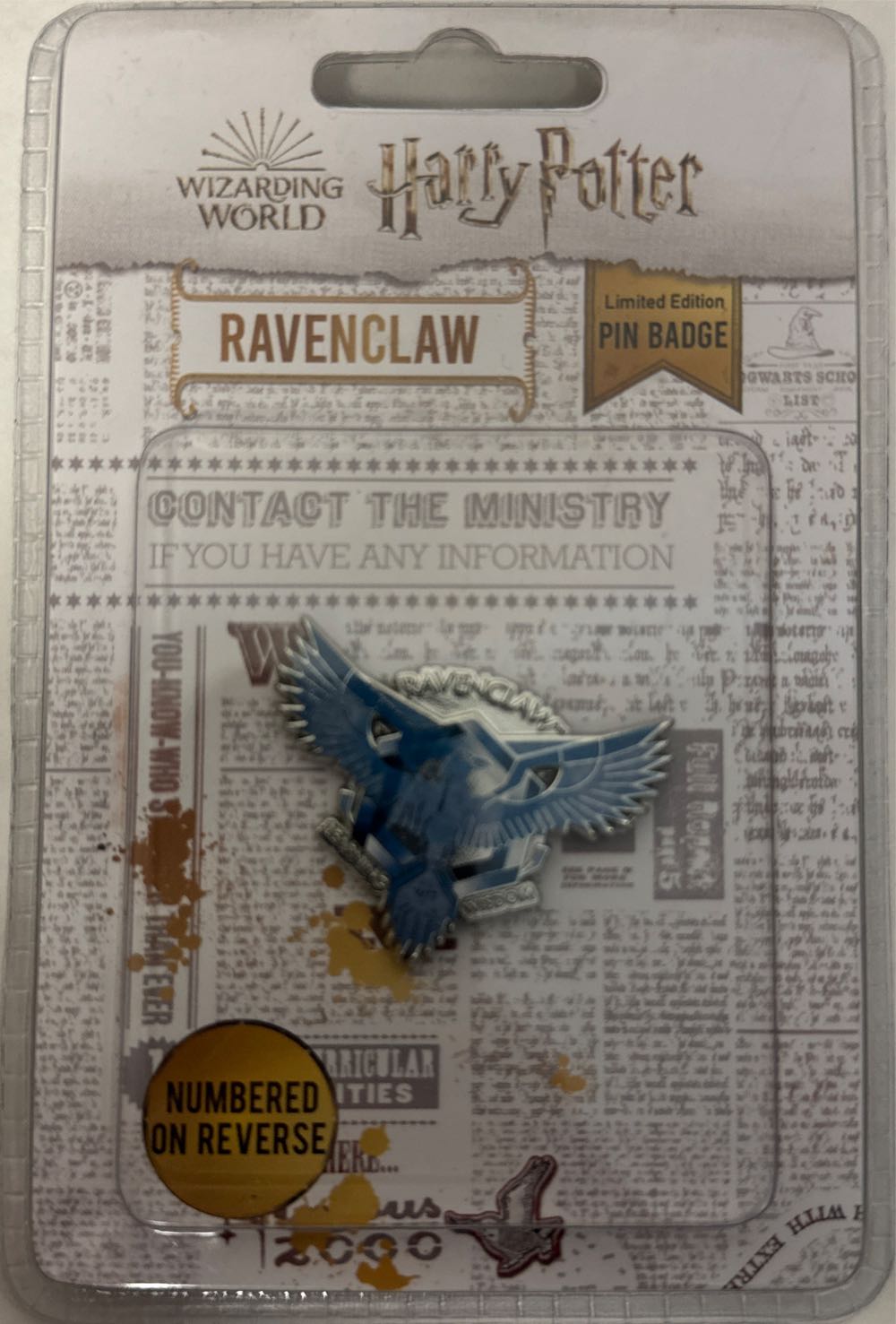 Harry Potter Ravenclaw Pin Badge  pin collectible [Barcode 5060662464393] - Main Image 2