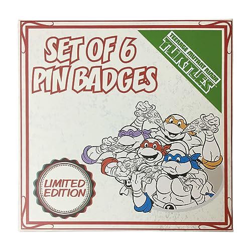 Tmnt Pizza Set De 6 Pin’s édition Limitée ’13x1x13cm’  pin collectible [Barcode 5060662467127] - Main Image 1