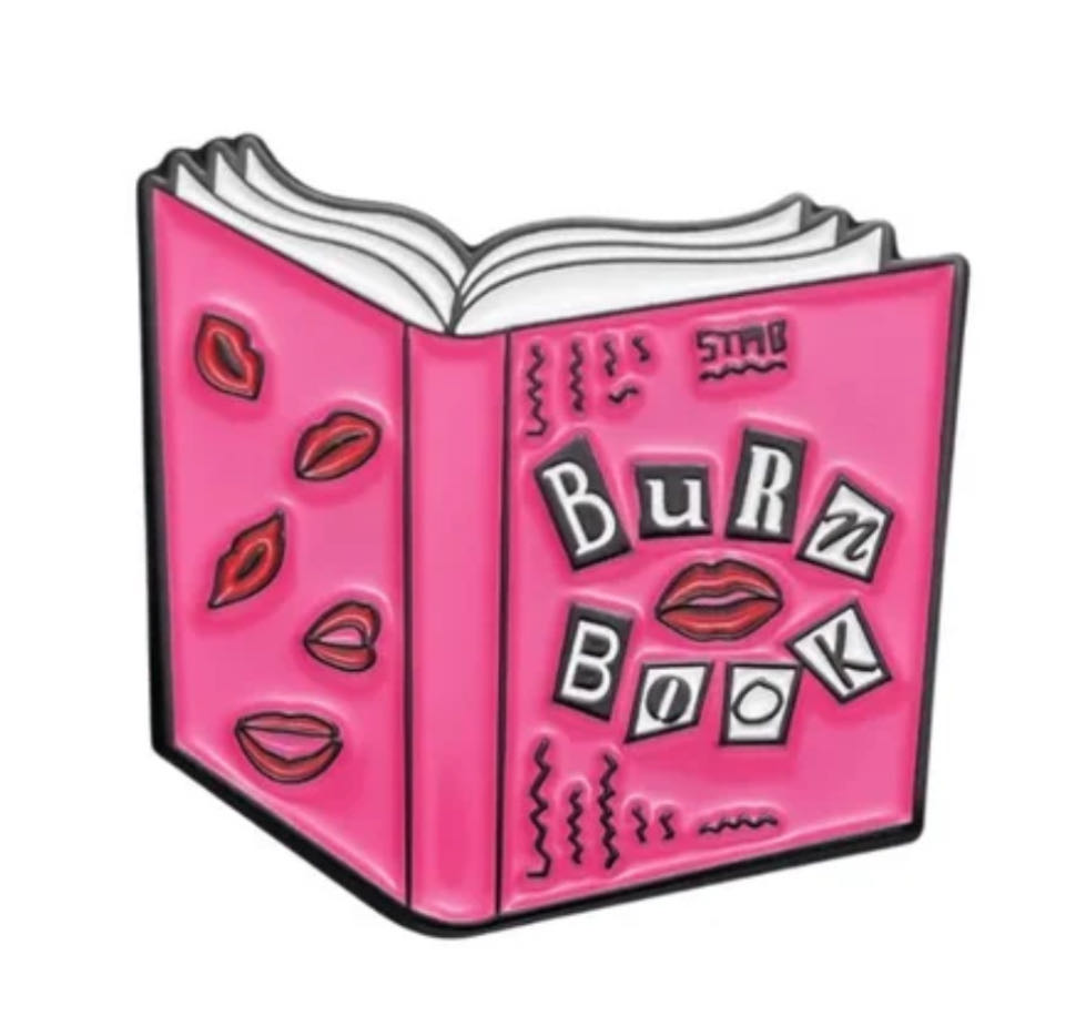 Burn Book Pin - Mean Girls - Brooch pin collectible - Main Image 2