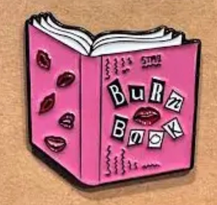 Burn Book Pin - Mean Girls - Brooch pin collectible - Main Image 4
