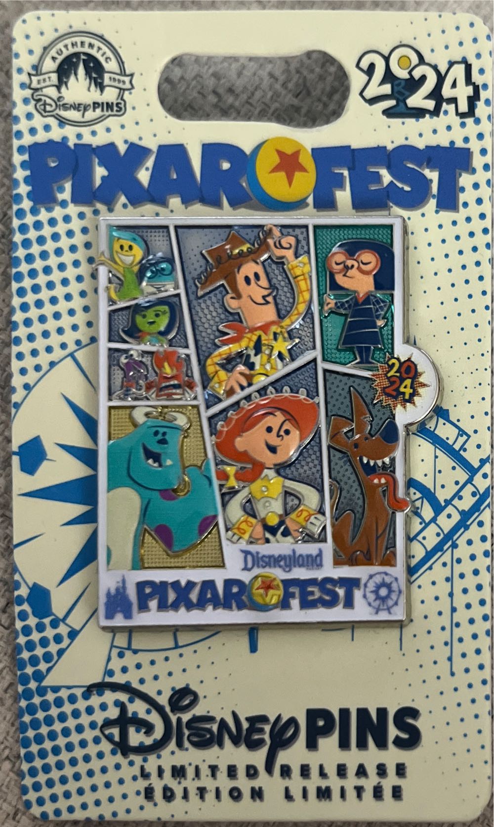 2024: DL - Pixar Fest  pin collectible [Barcode 400973069798] - Main Image 2