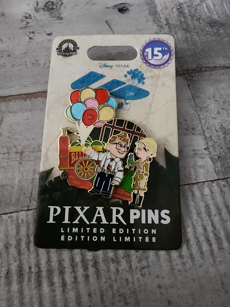 Up 15th Anniversary Balloon Cart  pin collectible [Barcode 400971770146] - Main Image 2
