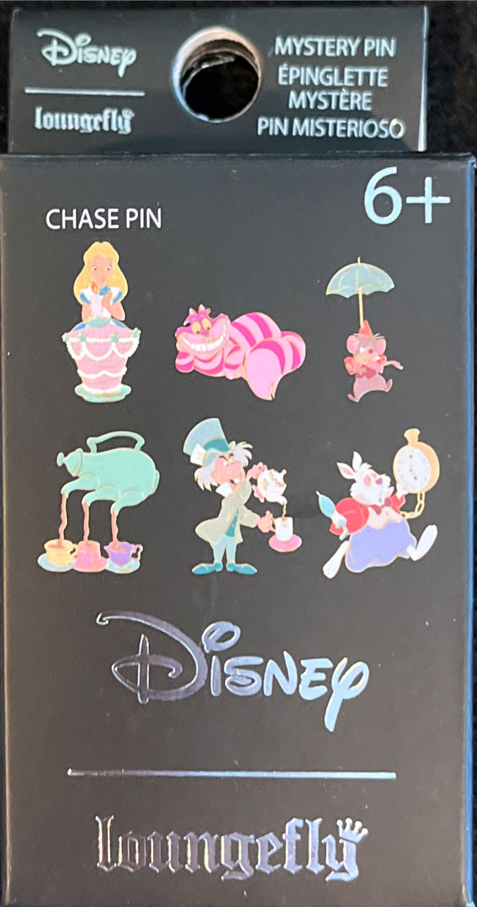 Unbirthday Mystery Pin (Cheshire Cat; Dormouse; White Rabbit; Teapot) - Disney Loungefly pin collectible [Barcode 31099560] - Main Image 2
