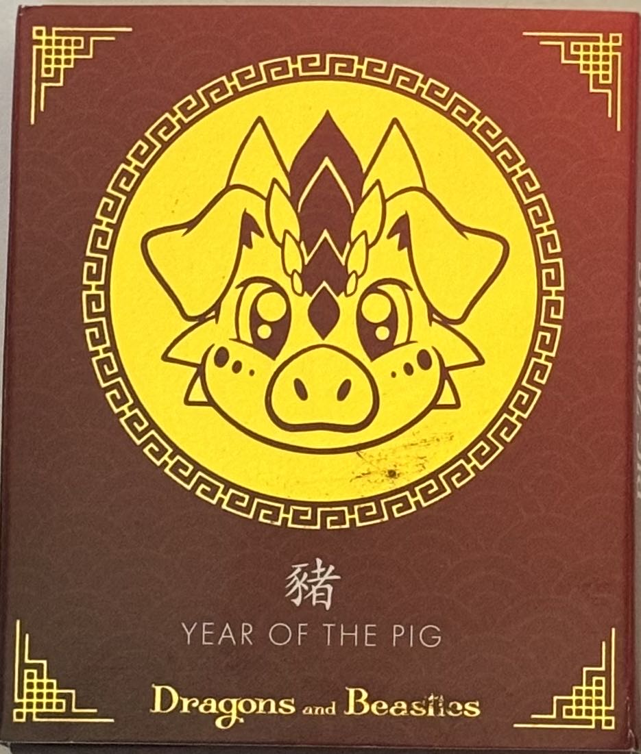 D&B Pig Chinese Zodiac - Enamel Pin pin collectible [Barcode 810002712159] - Main Image 2