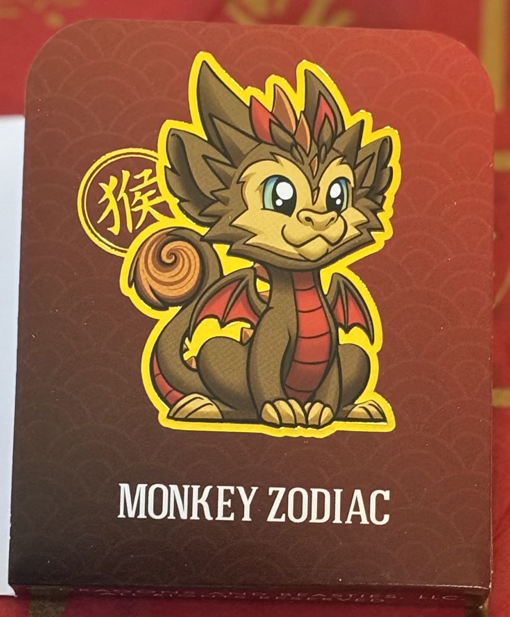 D&B Monkey Chinese Zodiac - Enamel Pin pin collectible [Barcode 810002712197] - Main Image 3