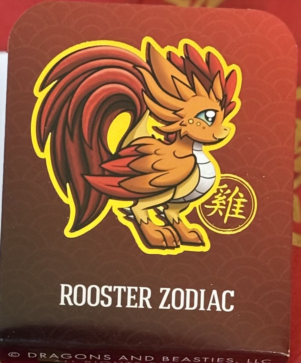 D&B Rooster Chinese Zodiac - Enamel Pin pin collectible [Barcode 810002712173] - Main Image 3