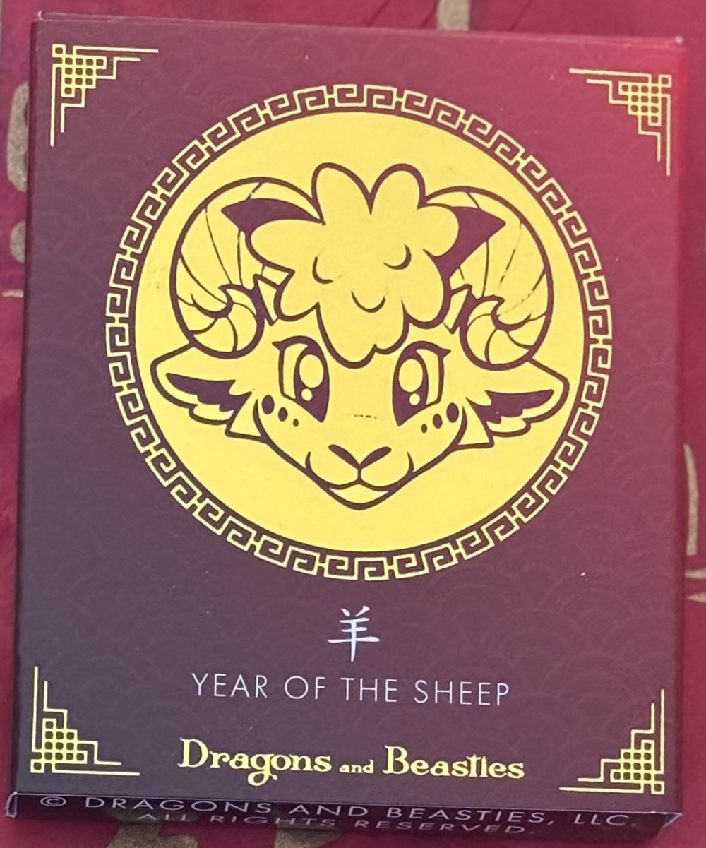 D&B Sheep Chinese Zodiac - Enamel Pin pin collectible [Barcode 810002712227] - Main Image 2