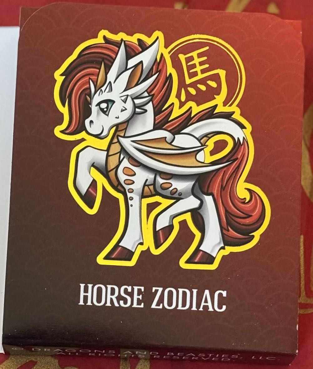 D&B Horse Chinese Zodiac - Enamel Pin pin collectible [Barcode 810002712210] - Main Image 3