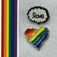 Regenbogen Herz  - Pride pin collectible - Main Image 2