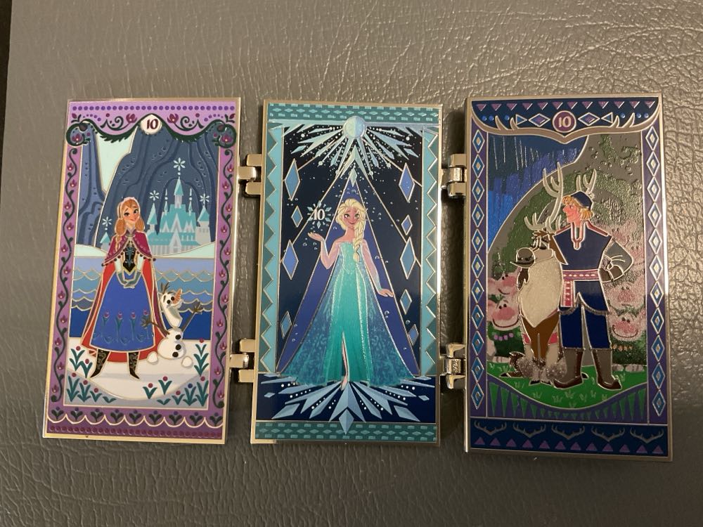 Frozen - 10th Anniversary - Triple Folded Pin - Ltd Release  pin collectible - Main Image 2