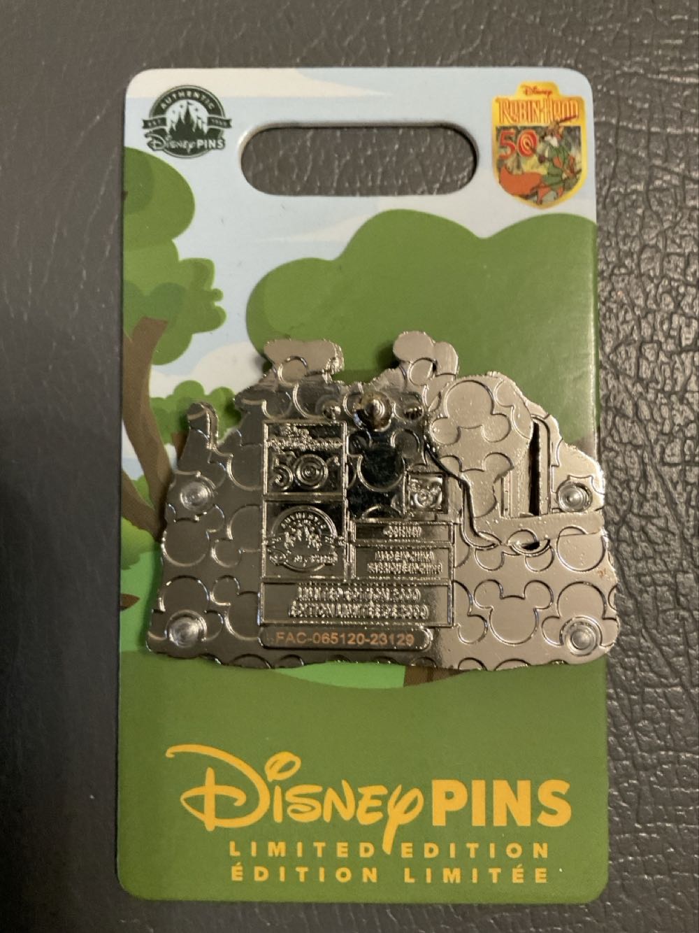 Robin Hood - 50th Anniversary - The Archers - Ltd Edition 2000  pin collectible - Main Image 2