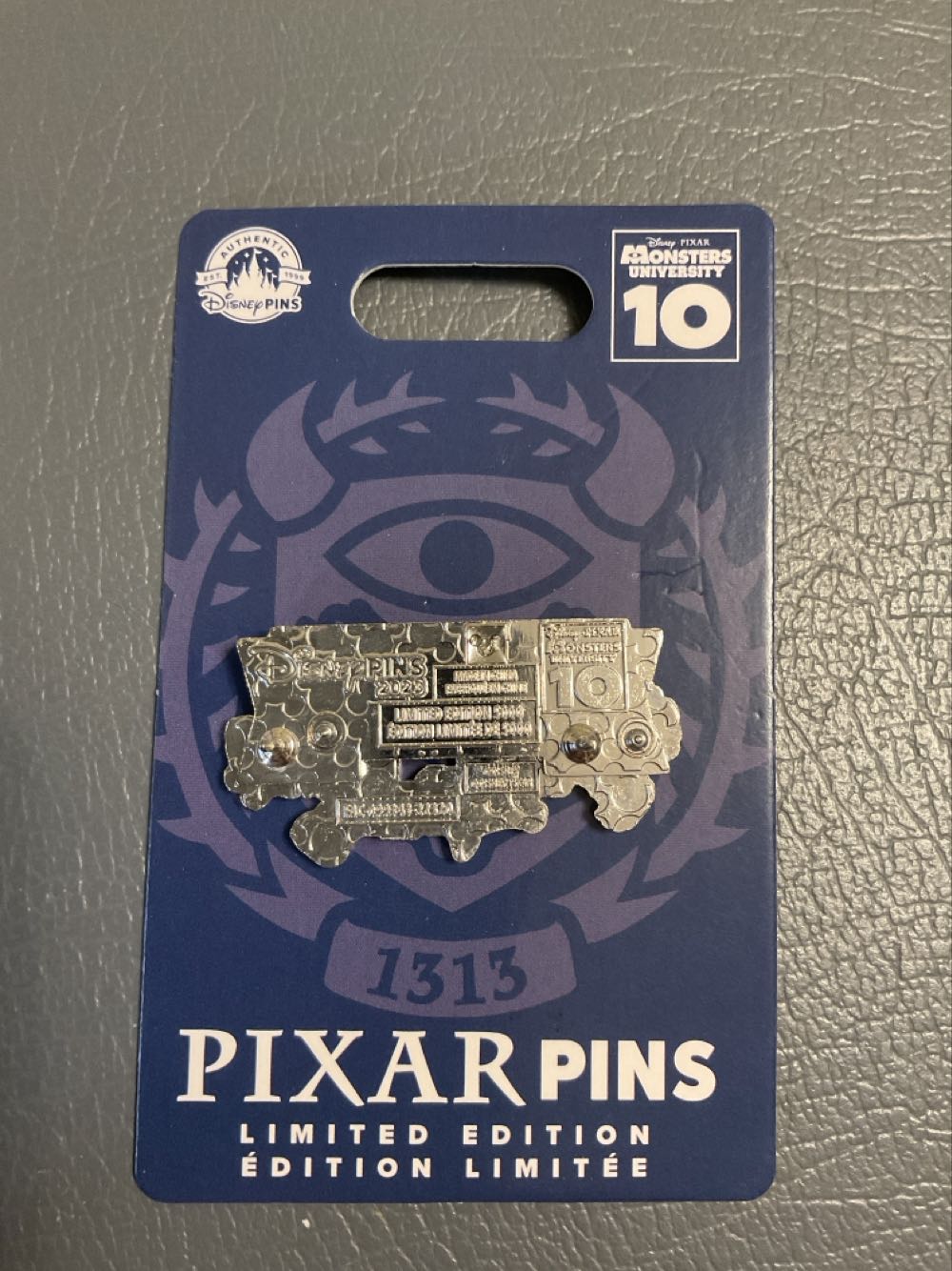Monsters University - 10th Anniversary - Ltd Edition 5000  pin collectible - Main Image 2
