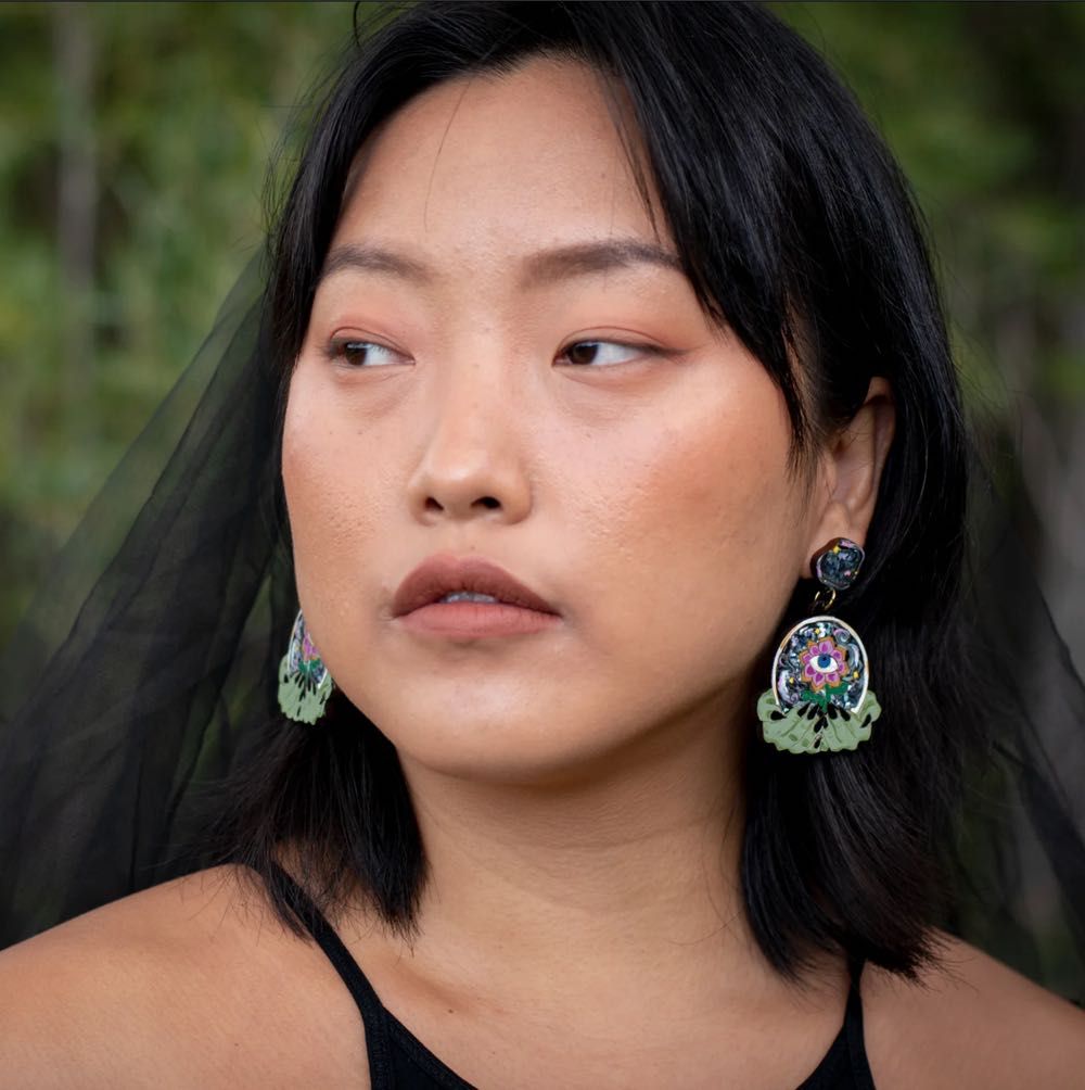 Rylee & Ink - Witch’s Eye Dangles - Earrings pin collectible - Main Image 3